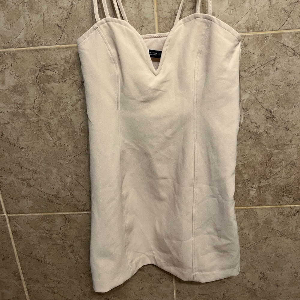 Zara NWT tan dress